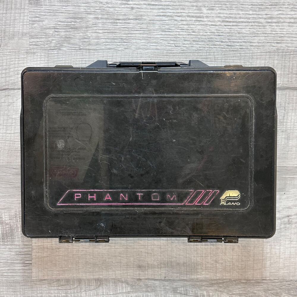 Plano Phantom III Double Sided Tackle Box Organizer w/Weights Lures Hooks & More